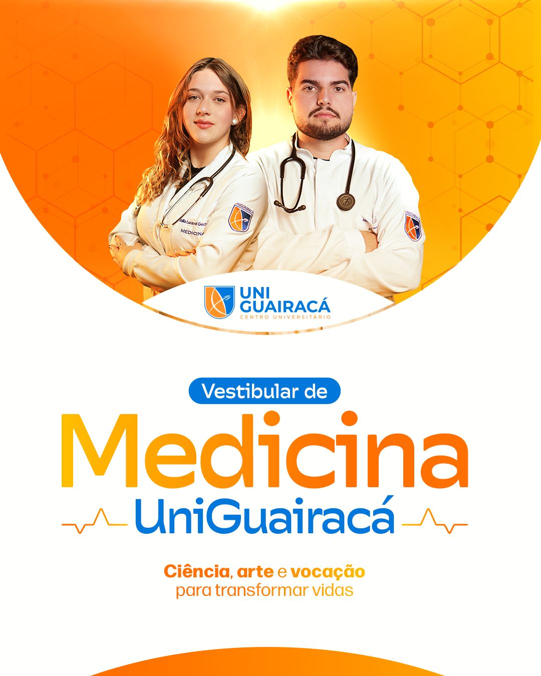 Ciência, Arte e Vocação para transformar vidas: inscrições abertas para o Vestibular 2027 de Medicina UniGuairacá