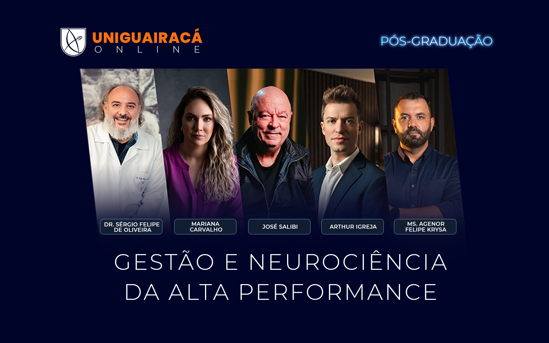 UniGuairacá lança a primeira Pós-Graduação em Gestão e Neurociência da Alta Performance da região