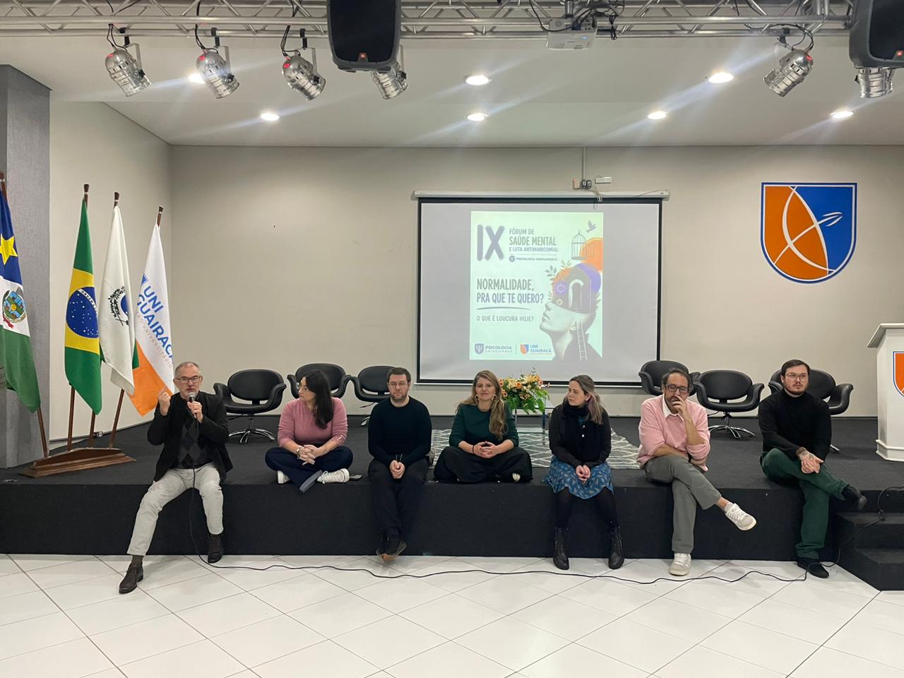 9º Fórum de Saúde Mental e Luta Antimanicomial UniGuairacá promove reflexão sobre direitos e humanização no cuidado psiquiátrico